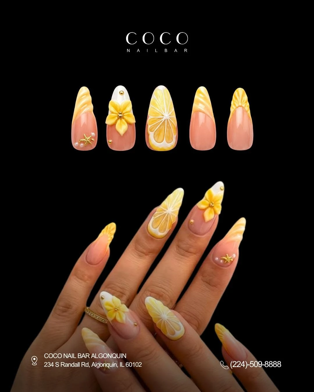 Seasonal nail palette